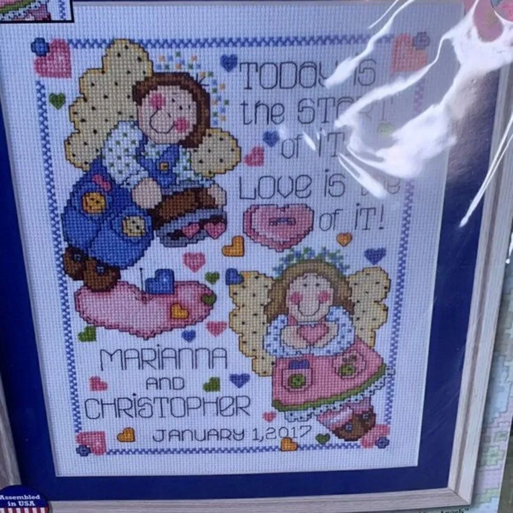 Design works cross stitch picture kit. Wedding angels‎